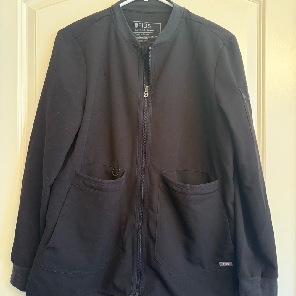 Figs Black Technical Collection Jacket